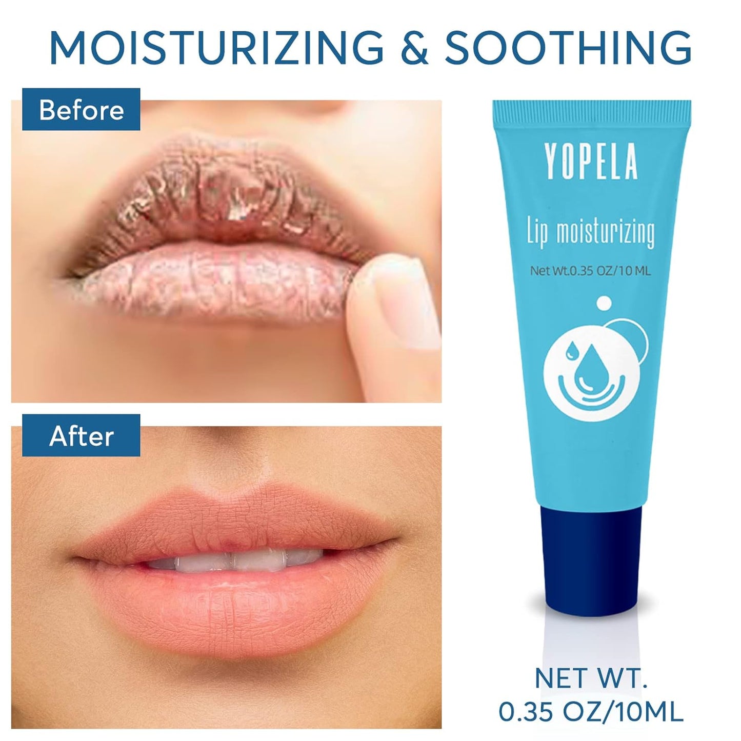 Yopela 9 PACK Lip Sunscreen Moisturizing and Repair Package SPF 30 - 3 Flavors (Pack of 9: 3 moisturizing+ 3 repairing+ 3 SPF)